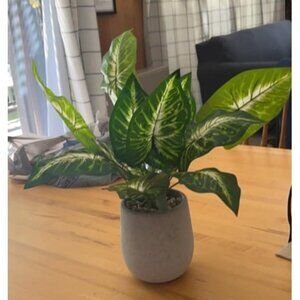 New 16'' Fake Plants Artificial Potted Greenery Faux Plants for Office Desk